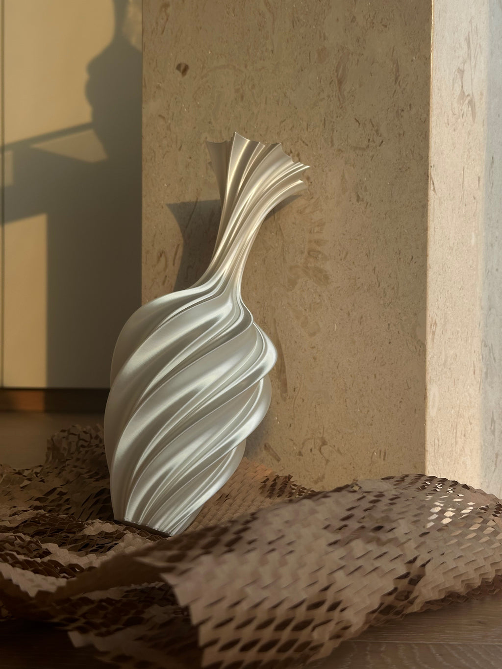 Snowveil - 3D Printed Vase